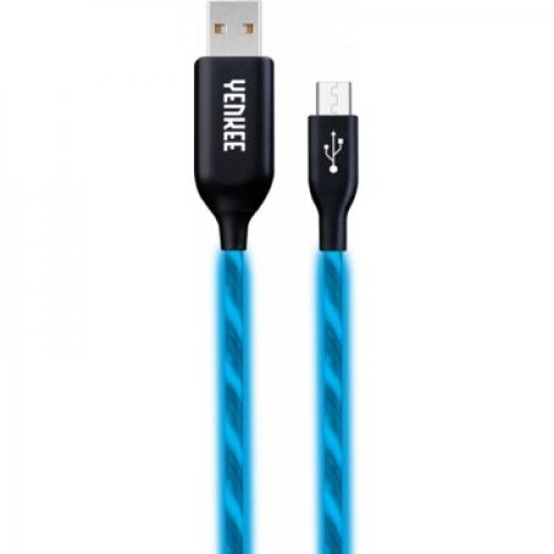 YENKEE Kabel YCU 231 BE LED Micro USB LED 2.0