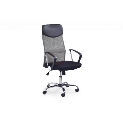 Krzesło biurowe z membraną szare ZALUS 