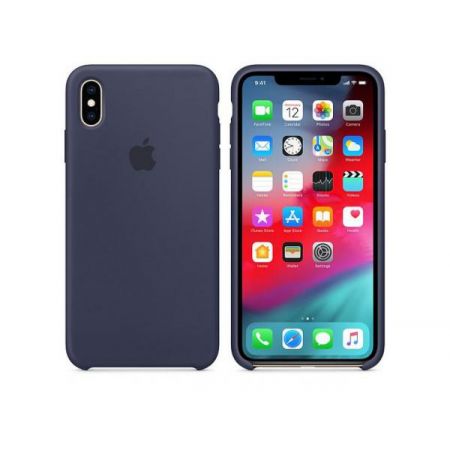 APPLE Silicone Case do iPhone XS Max, Midnight Blue