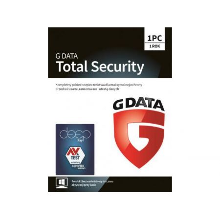 GDATA TOTAL SECURITY 1 PC 1 ROK