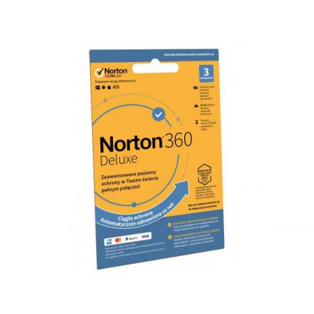 NORTON 360 Deluxe 2019 3 Urządzenia 12 Miesięcy SYMANTEC