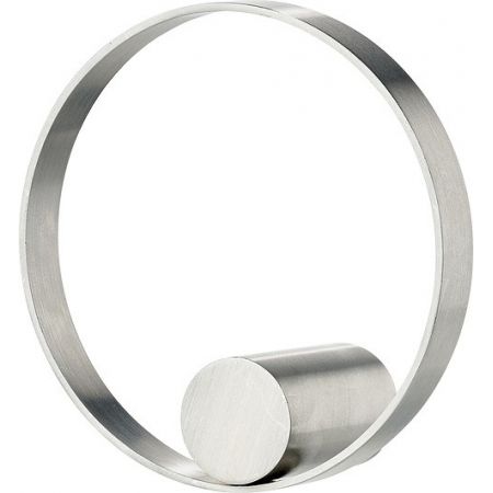 Wieszak hooked on rings 7,6 cm srebrny Zone denmark