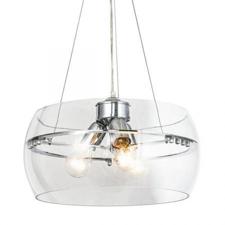 Zuma Line Verona RLD931031-3 lampa wisząca zwis 3x60W E27 srebrny