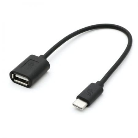 TB Kabel OTG USB AF - USB C 15cm czarny