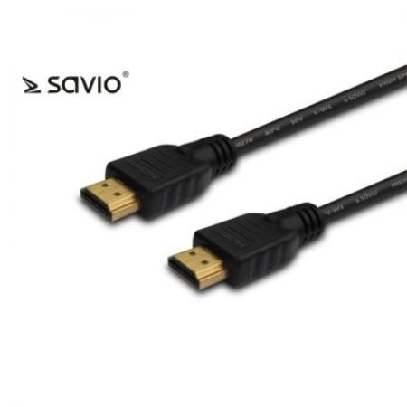 Elmak SAVIO CL-121 Kabel HDMI v1.4, High Speed, Ethernet, 3D, pozłacane wtyki, 4Kx2K, 1,8m