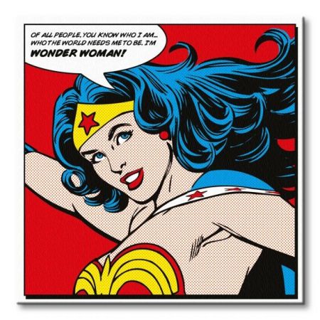 Wonder woman (quote) - obraz na płótnie Art group