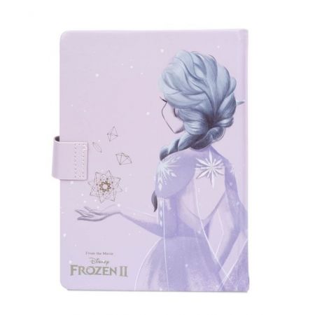 Frozen 2 lilac snow notes skórzany a5 z zapięciem Pyramid posters