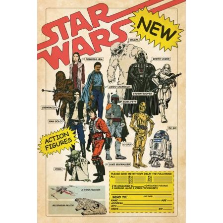 Star wars action figures - plakat Pyramid posters