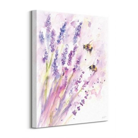 Bees lavender - obraz na płótnie Pyramid posters