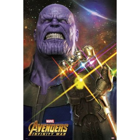 Avengers infinity war thanos - plakat Grupoerik