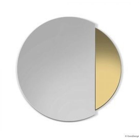 Gieradesign :: lustro dekoracyjne nowoczesne eclipse okrągłe złote śr. 70