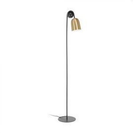 2modern :: lampa podłogowa metalowa toko złoto - czarna wys. 180