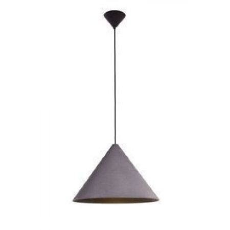 Loftlight :: lampa wisząca konko velvet light szara szer. 60 cm