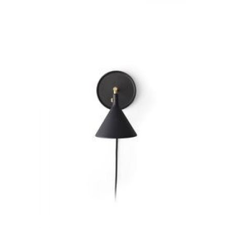 Menu :: lampa ścienna / kinkiet cast pendants metalowa czarna wys. 19 cm