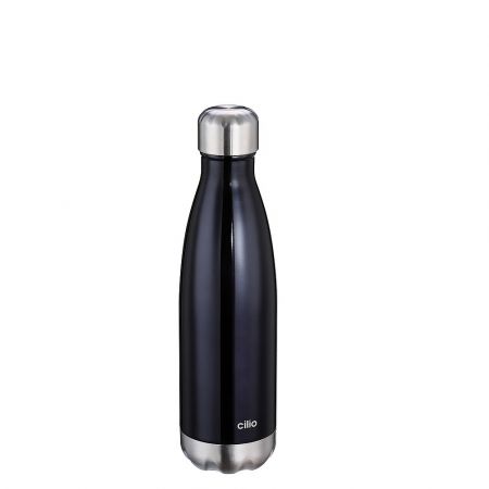 Termos / butelka termiczna stalowa Cilio bottel elegante czarny 0,5 l Cilio Premium