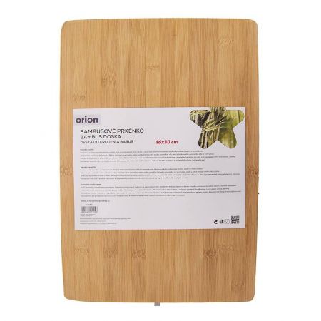 Deska do krojenia bambusowa thick board brązowa 46 x 30 cm Orion