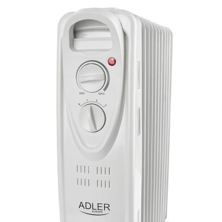 Grzejnik olejowy elektryczny metalowy adler radiator biały 2500 w Adler europe