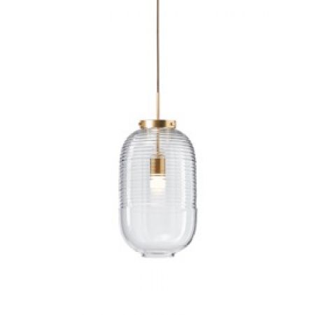 Bomma :: lampa wisząca lantern transparentna wys. 50,5 cm