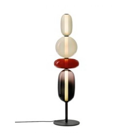 Bomma :: lampa podłogowa pebbles czerwona wys. 132,6 cm