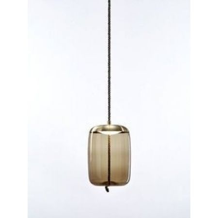 Brokis :: lampa wisząca knot cilindro brązowa wys. 46 cm