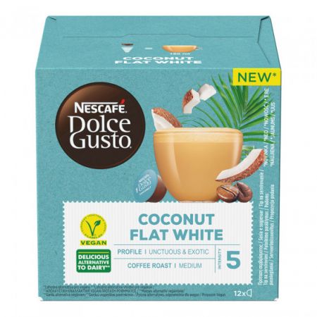 Kawa w kapsułkach NESCAFÉ Dolce Gusto „Coconut Flat White“, 12 szt. NESCAFÉ® Dolce Gusto®