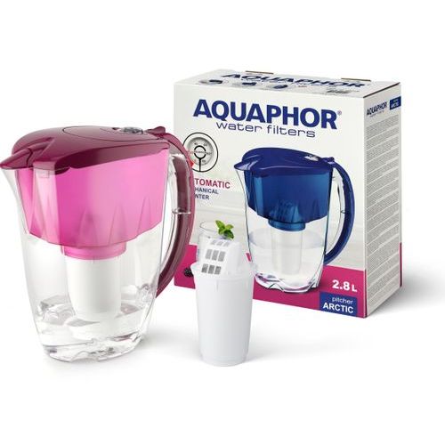 Aquaphor Dzbanek filtrujący Arctic 2,8 l + wkład A5 (kolor fuksja )