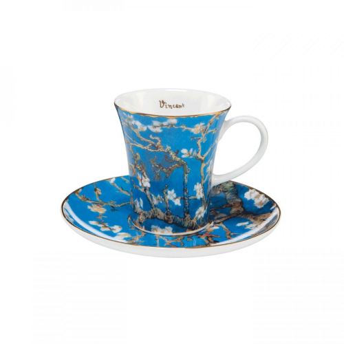Filiżanka do espresso drzewo migdałowe (niebieska) vincent van gogh artis orbis goebel