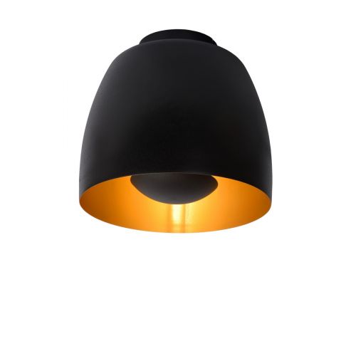 Lucide Nolan 30188/01/30 plafon lampa sufitowa 1x40W E27 czarny