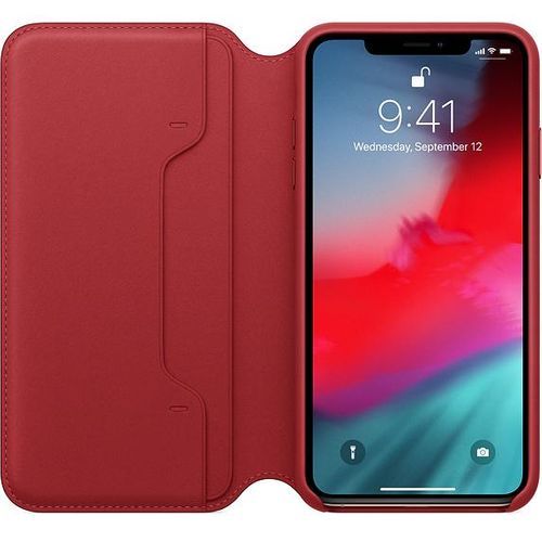 Etui Leather Folio do iPhone XS Max (ProDUCT) czerwone Apple