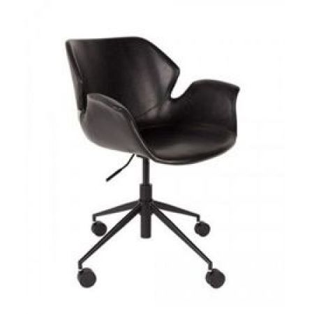 Zuiver :: krzesło biurowe nikki czarne