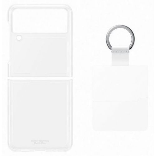 SAMUSUNG Etui Clear Cover z pierścieniem do Samsung Z Flip 3 Transparent