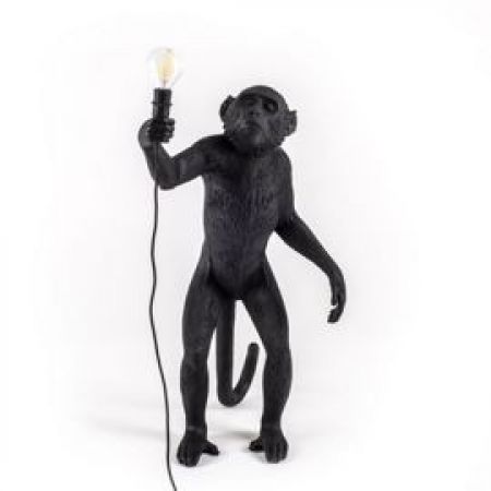 Seletti :: lampa stołowa monkey standing outdoor czarna