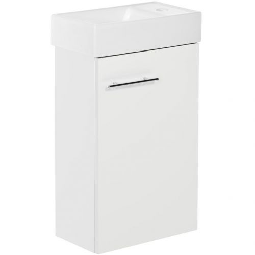 Zestaw szafka z umywalką  Smart D40 1D0S L1406 biały Merkury Market