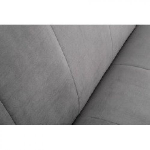 Rozkładana sofa divani ii 215 cm welur szara Invicta