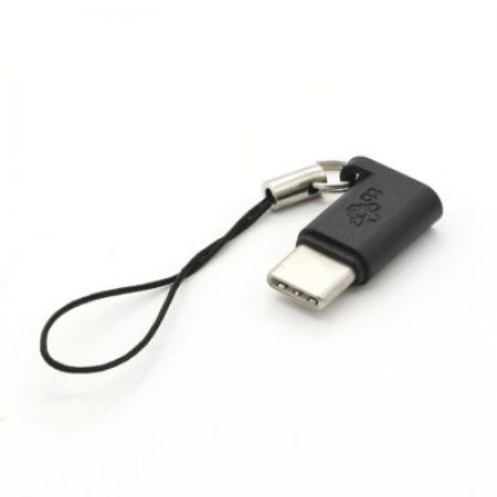 TB Adapter Micro USB - USB C czarny