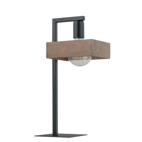Sigma Robin 50251 lampa stołowa lampka 1x60W E27 czarna/brązowa