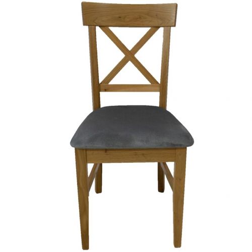 Krzesło Kr-01 Dąb Sękaty Tk. Popiel Ar-11046 Merkury Market
