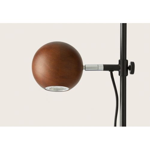 Aromas :: lampa stołowa lita czarno-brązowa wys. 55 cm