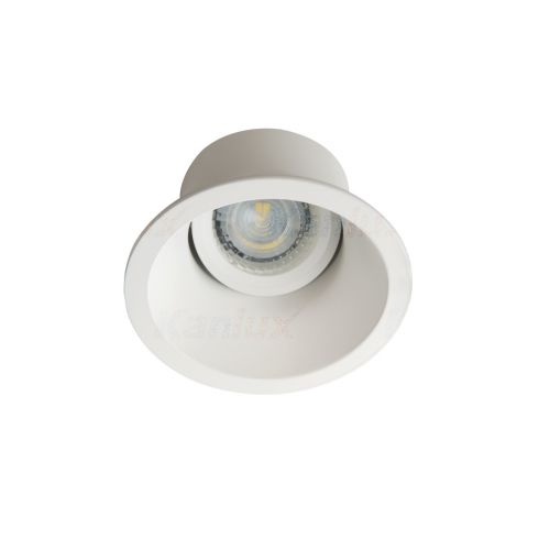 Oczko halogenowe Kanlux Aprila DTO-W 26738 lampa sufitowa wpuszczana downlight 1x35W GU10 białe