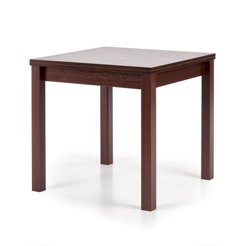 Stół rozkładany Lea 80-160x80 cm ciemny orzech Selsey