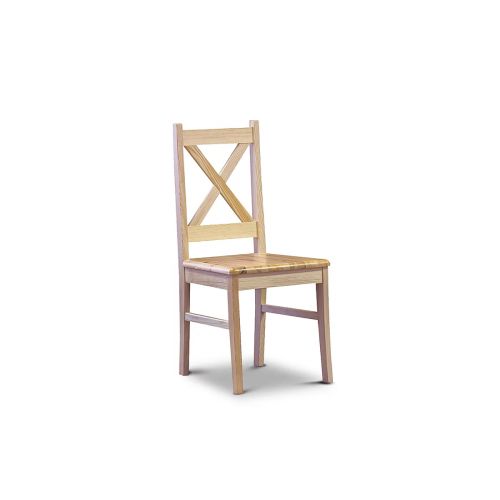 Krzesło krzyżak sosnowe LISSO 
