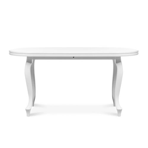 Stół rozkładany 160 cm vintage biały ALTIS 