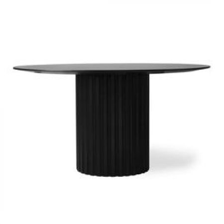 Hkliving :: stół jadalniany pillar okrągły czarny