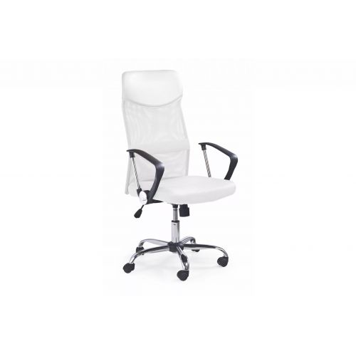 Krzesło biurowe z membraną białe ZALUS 