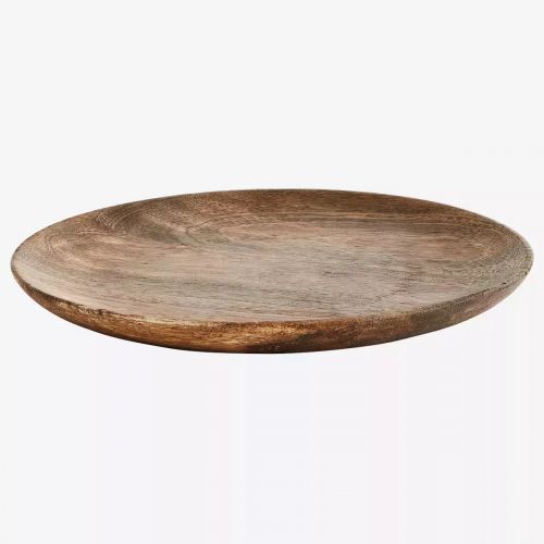 madam stoltz :: drewniany talerz śr. 19,5 cm