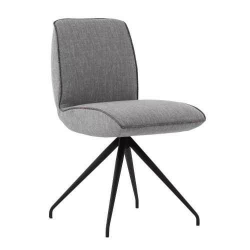 mobitec :: krzesło tapicerowane mood 2 szare szer. 45 cm