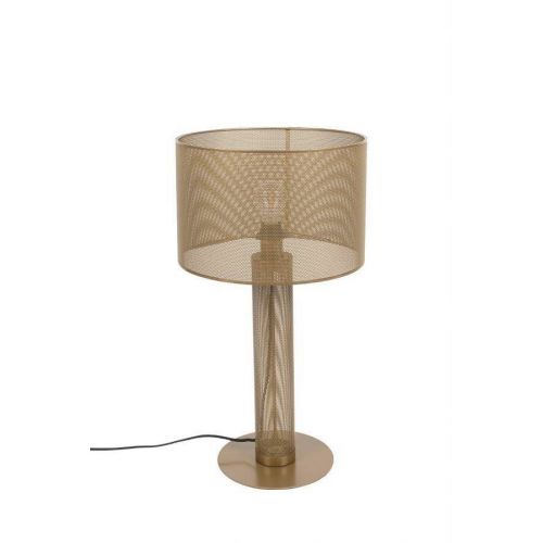 bold monkey :: lampa stołowa metalowa sweet mesh złota wys. 64,5 cm