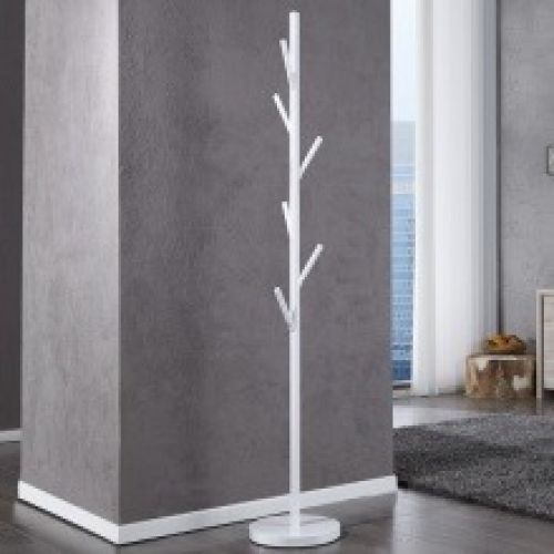 wieszak stojący tree biały metalowy Invicta