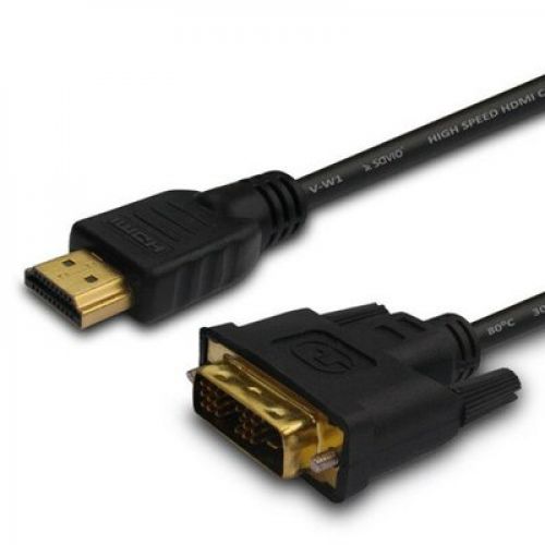 Savio Kabel HDMI-DVI 1,5 m, blister, CL-10M