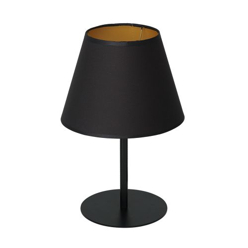 Luminex Arden 3502 Lampa stołowa lampka 1x60W E27 czarny/złoty